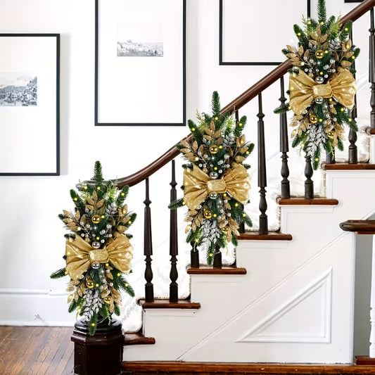 Christmas Stair Garland Lights