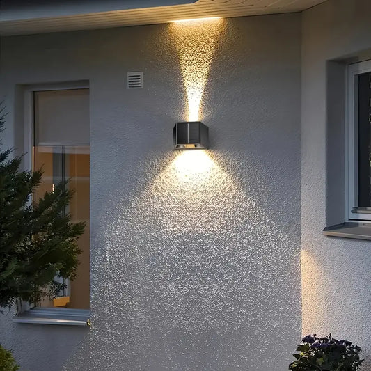 Solar Motion Sensor Wall Lights - 2 pieces