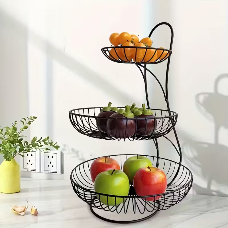 3-Tier Fruit Basket Organizer