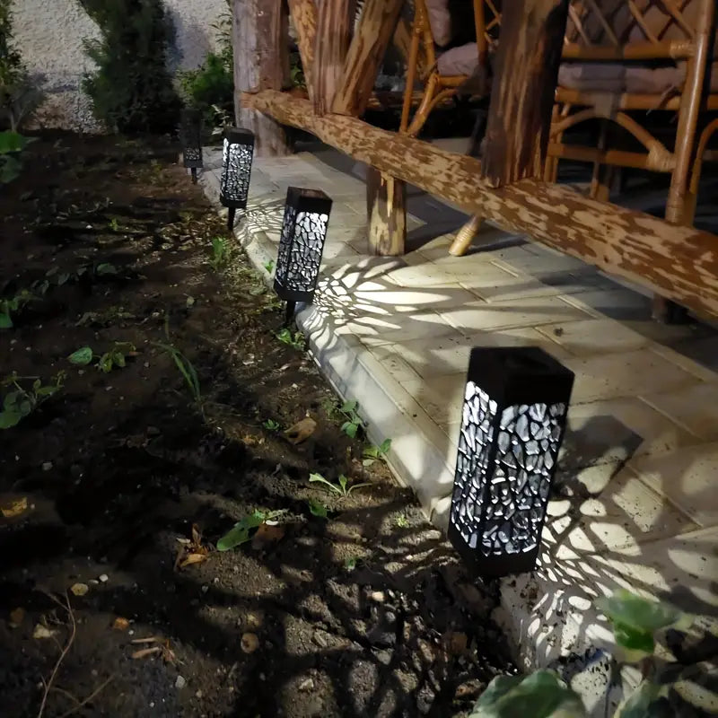 4pcs Solar Garden Lights