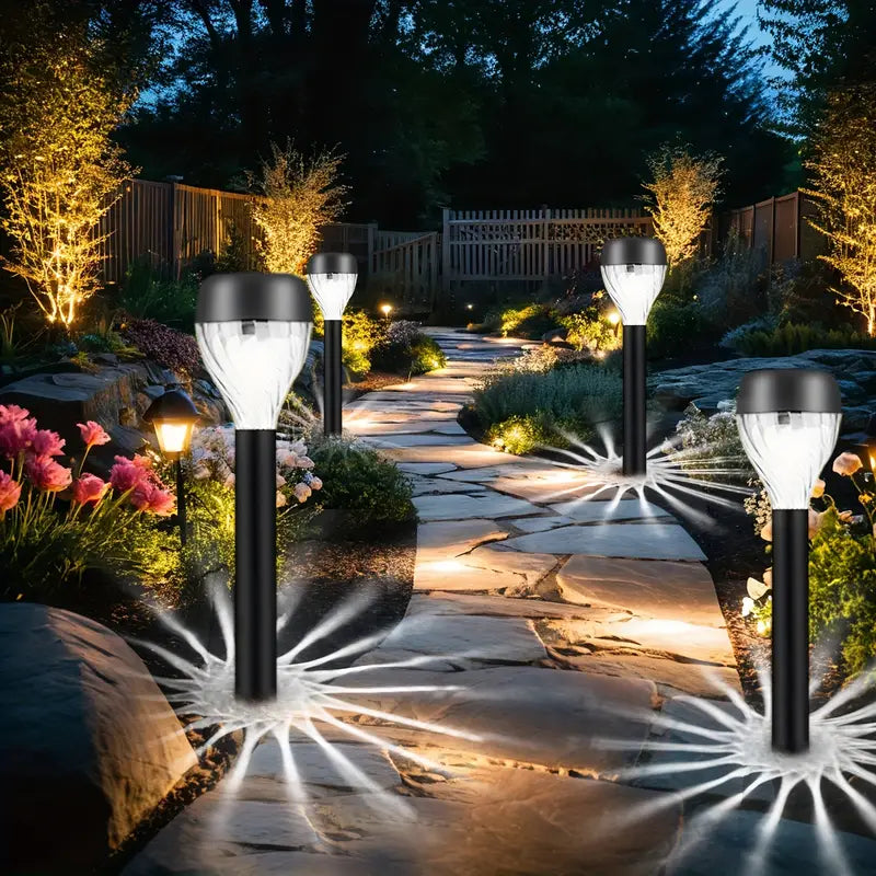 Solar Pathway Landscape Lights - 4 pieces