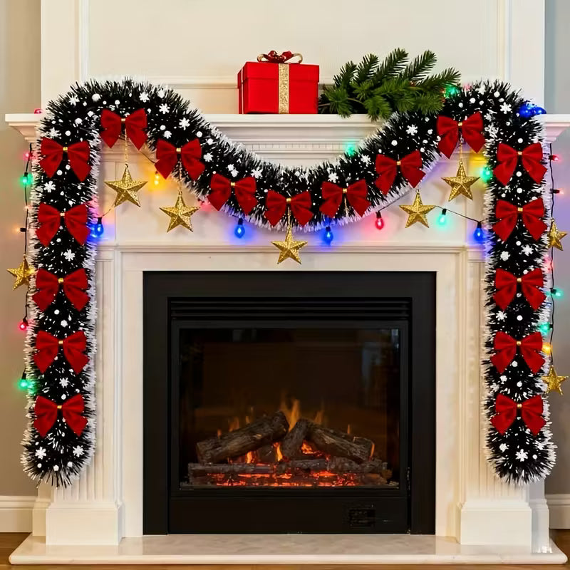 2pcs Snowflake Christmas Garland